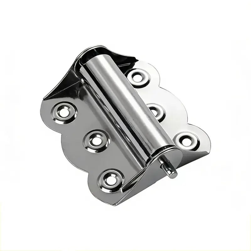 4 Pcs Spring Loaded Hinges Stainless Steel Self Closing Screen Door Hinges 2.4 x 3 Inch for Home Interior, Exterior Doors and Commercial Use