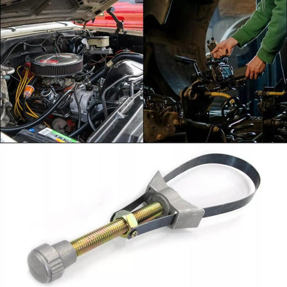 NEW Auto Car Diameter Adjustable Oil Filter Removal Strap Wrench Tool,Car Oil Filter Wrench.